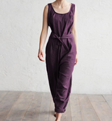 cotton casual jumpsuit trousers - WOMONA.COM