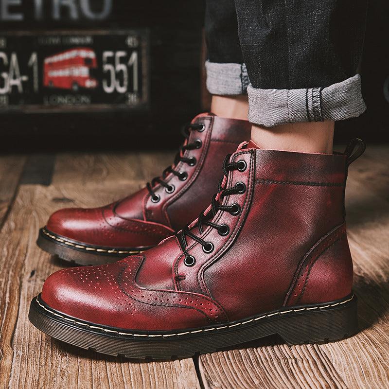 Winter Plush Martin Boots for Men - WOMONA.COM