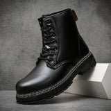 Casual British Warm Cashmere Martin Boots Men - WOMONA.COM