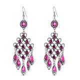 alloy crystal earrings women - WOMONA.COM