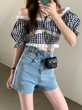 Fashion Shorts Jeans - WOMONA.COM