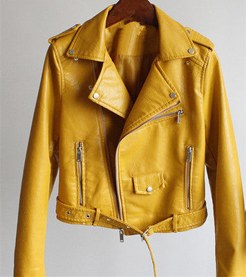 Small leather jacket - WOMONA.COM