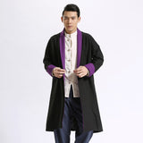 Linen cardigan long men's - WOMONA.COM