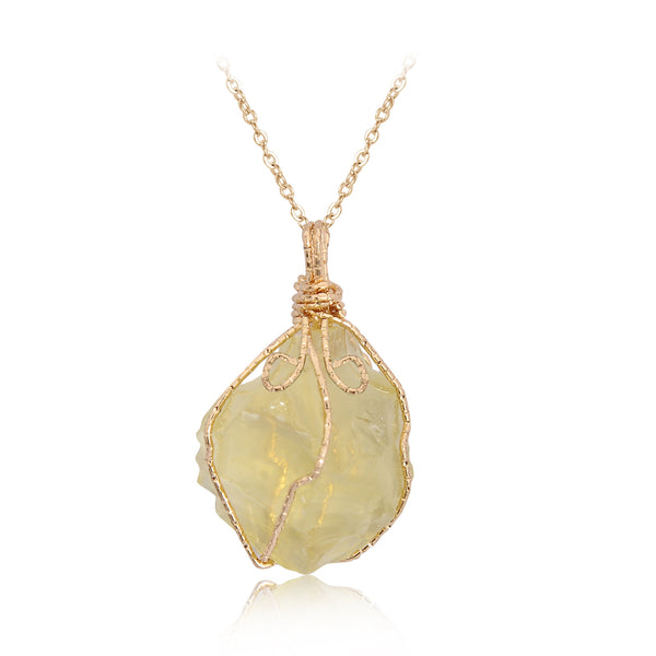 Natural stone pendant - WOMONA.COM