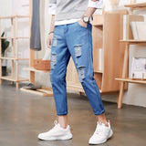 Men's ripped jeans - WOMONA.COM