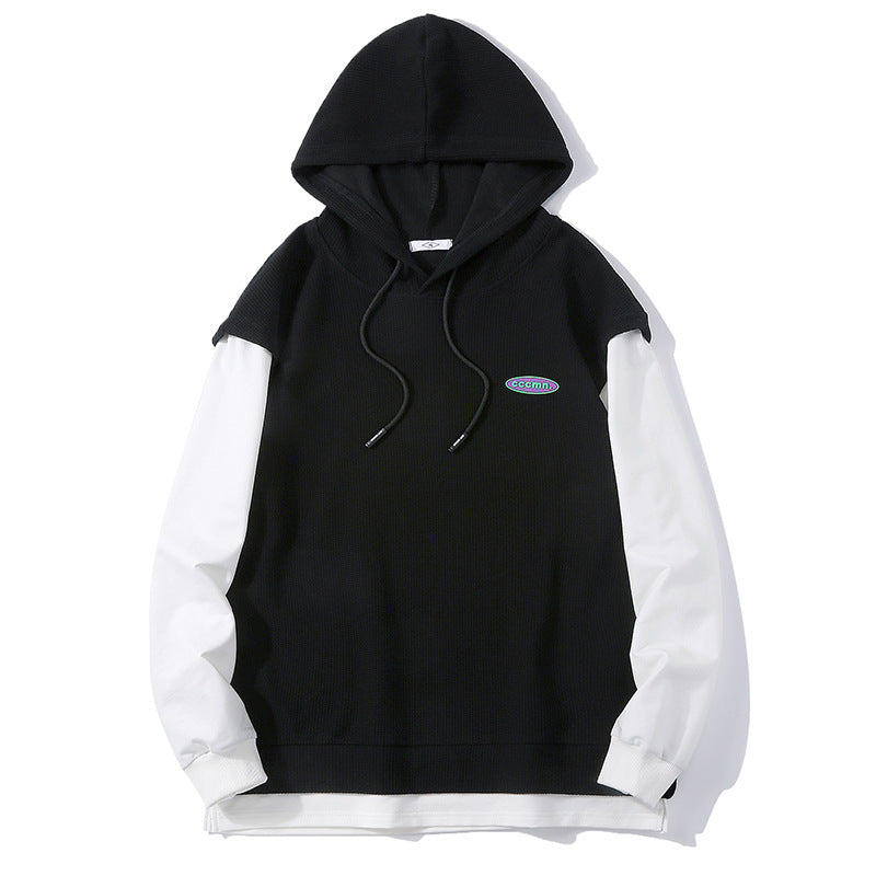 Cotton Hooded Sweatshirt - WOMONA.COM