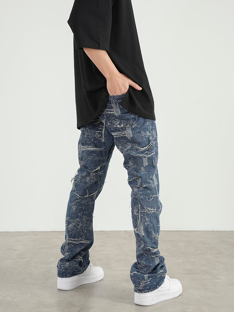 Micro Flared Jeans Men - WOMONA.COM