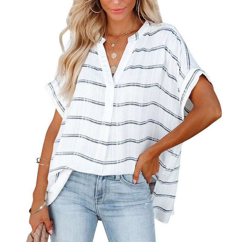 Summer Loose Shirt For Women - WOMONA.COM