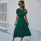 Vacation Temperament Dress - WOMONA.COM