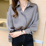 Long-sleeved Shirt - WOMONA.COM