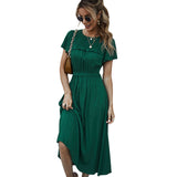 Vacation Temperament Dress - WOMONA.COM