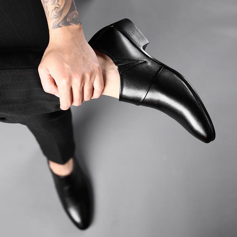 Men's Casual All-match Leather Shoes - WOMONA.COM
