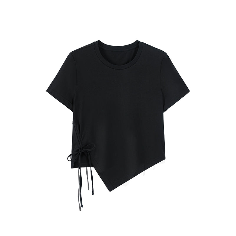 Design Sense Short-sleeved T-shirt Women - WOMONA.COM