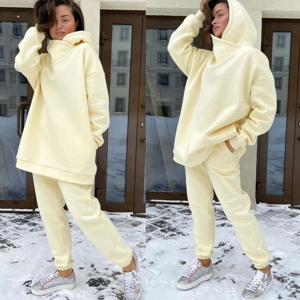 Casual Warm Sweater Suit Women - WOMONA.COM