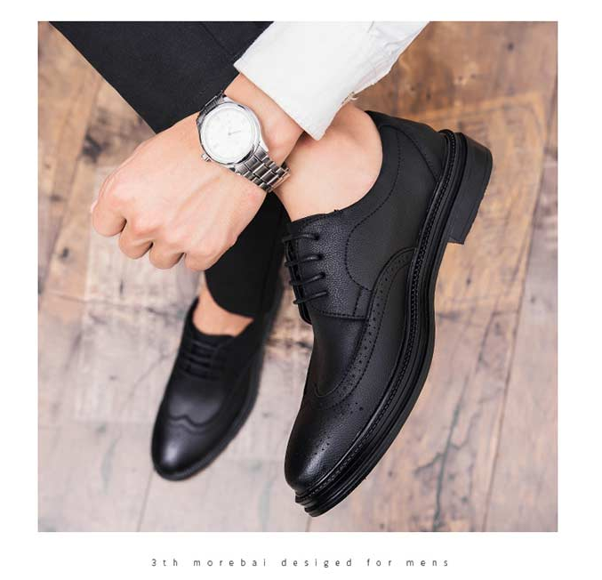 Brock formal business casual shoes - WOMONA.COM