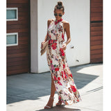 Long Skirt Casual Printed Dress Women - WOMONA.COM