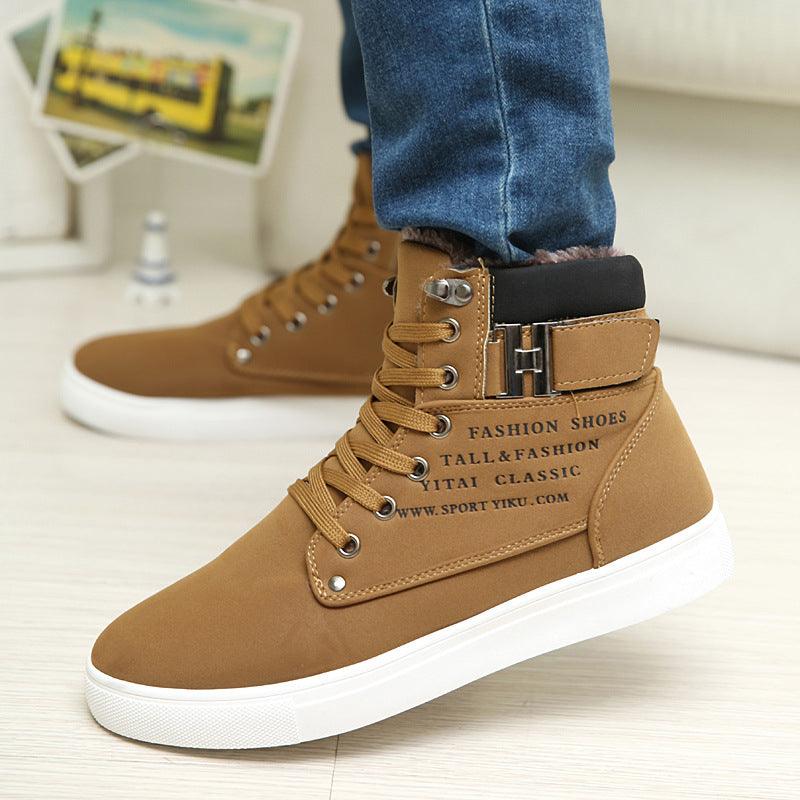 Autumn Leather Footwear For Man - WOMONA.COM