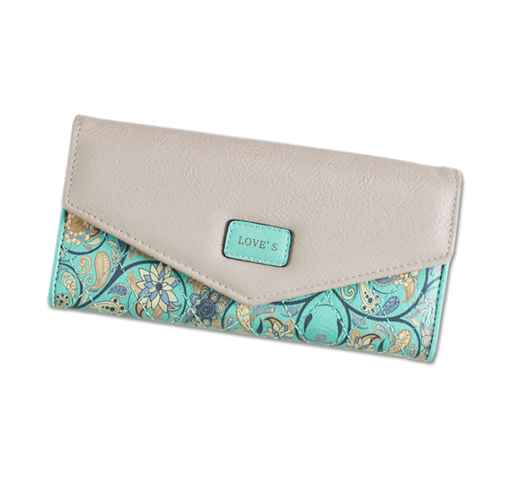 fold leather clip wallet - WOMONA.COM