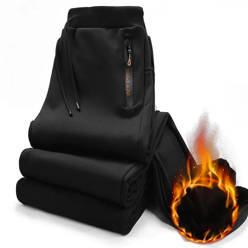 Simple Casual Zipper Sweatpants - WOMONA.COM