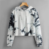 Rainbow Tie Dye Print Sweatshirt - WOMONA.COM