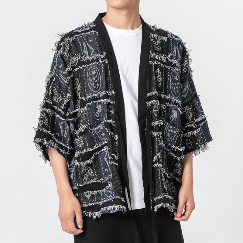 Men's Cardigan Knitted Retro Fashion - WOMONA.COM