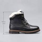 Top Layer Cowhide Upper Boots For Men - WOMONA.COM