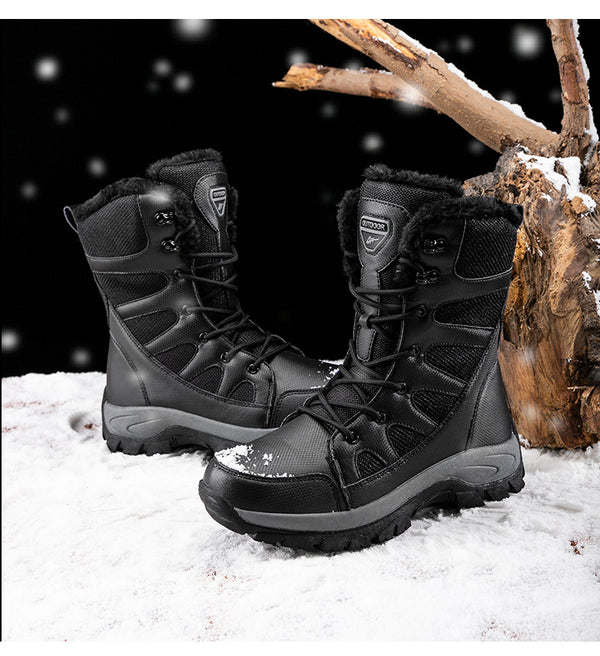 Winter Plus Velvet Army Boots Men's - WOMONA.COM