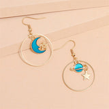 Fashion Planet Asymmetrical Earrings - WOMONA.COM