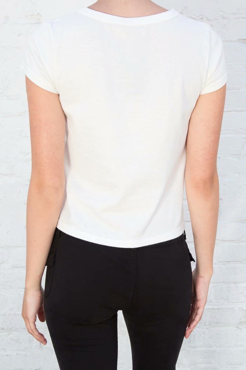 Short-sleeved T-shirt - WOMONA.COM