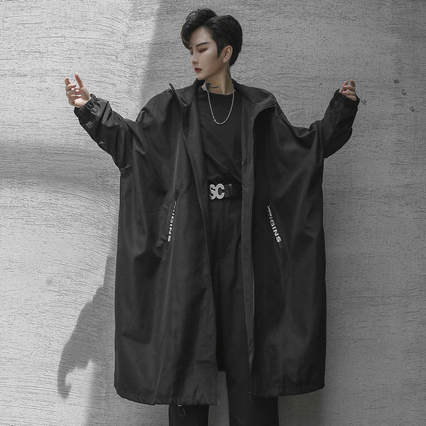 Super Loose Hooded Trench Coat - WOMONA.COM