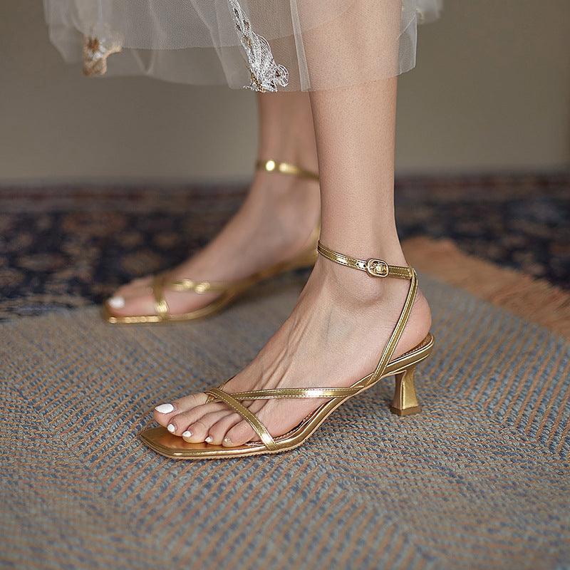 French Roman Sandals - WOMONA.COM