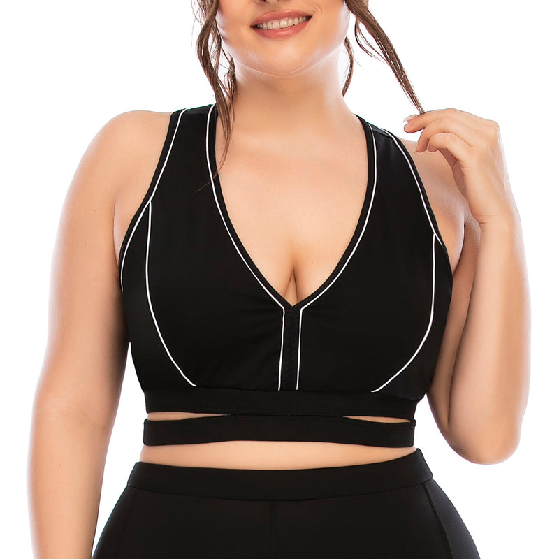 Workout Suits Plus Size Yoga Clothes Tights  Pants - WOMONA.COM