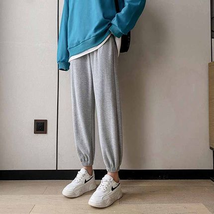 padded sweatpants - WOMONA.COM