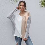 Casual Long-Sleeved T-Shirt - WOMONA.COM