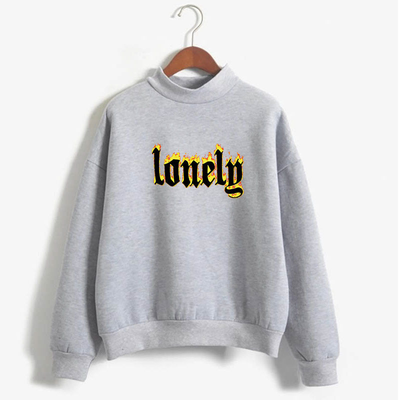 Lonelg Pattern Sweatshirt Hoodie - WOMONA.COM