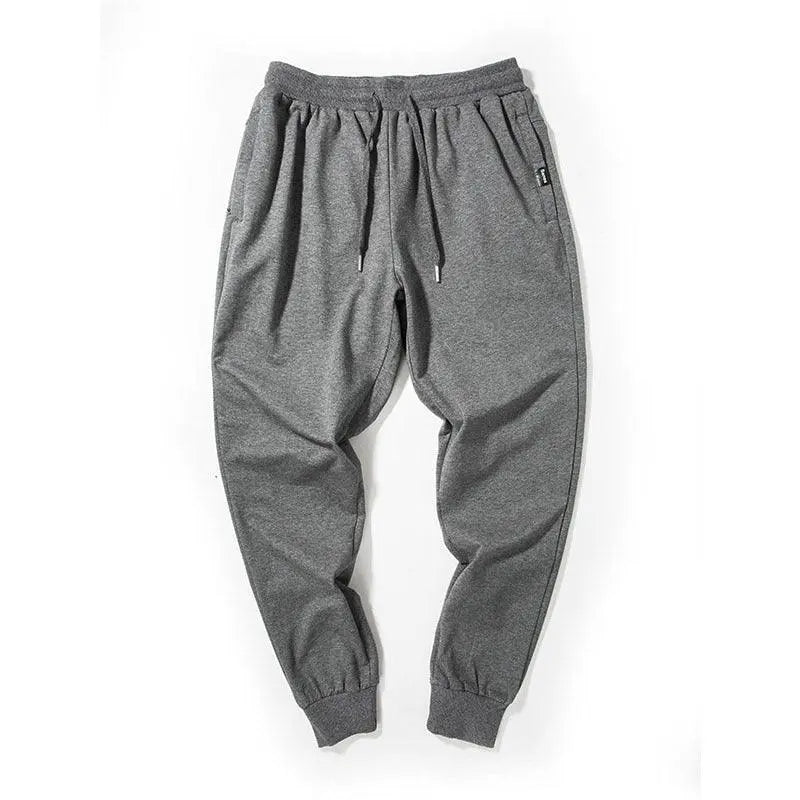 Cotton Sweatpants With Loose Bunched Feet - WOMONA.COM