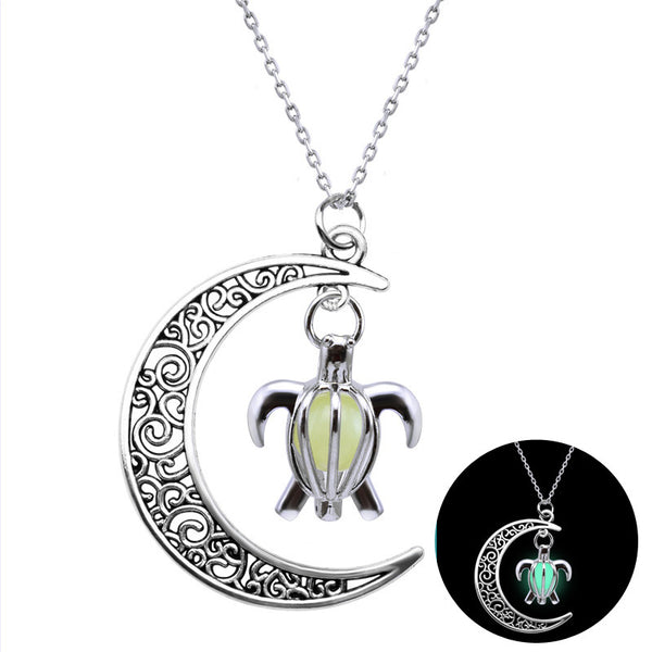 Luminous turtle Necklace - WOMONA.COM