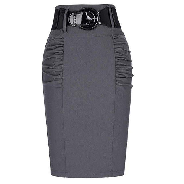 BLACK Women Wear Work Pencil Skirts - WOMONA.COM