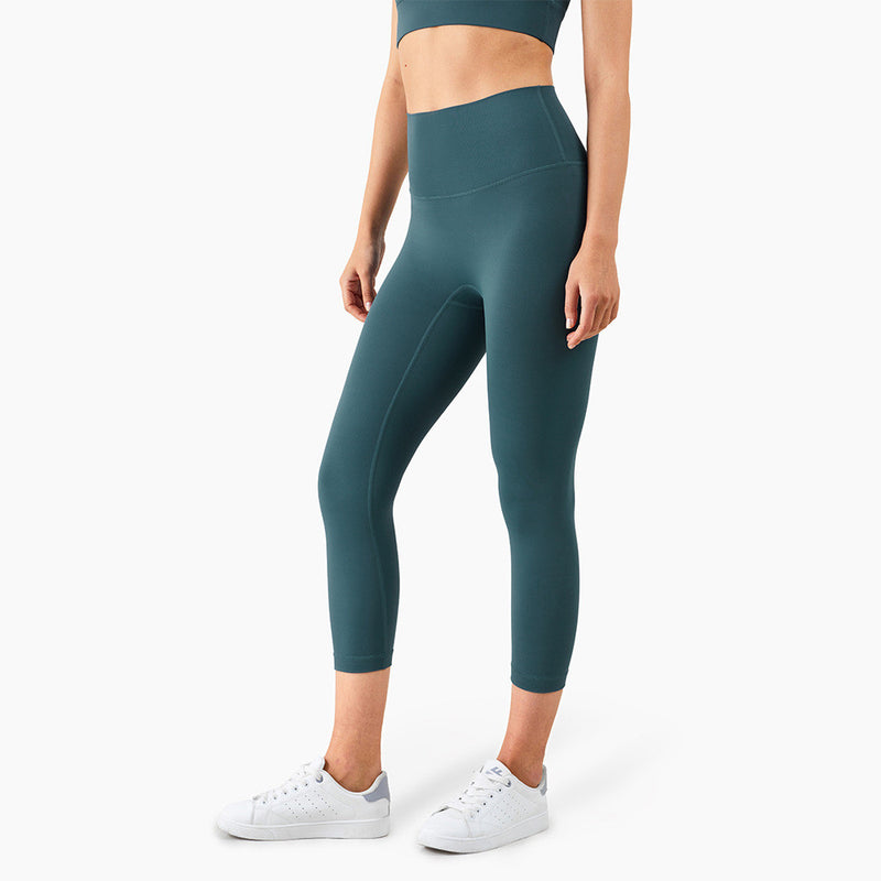 Peach Hips Fitness Cropped Pants - WOMONA.COM