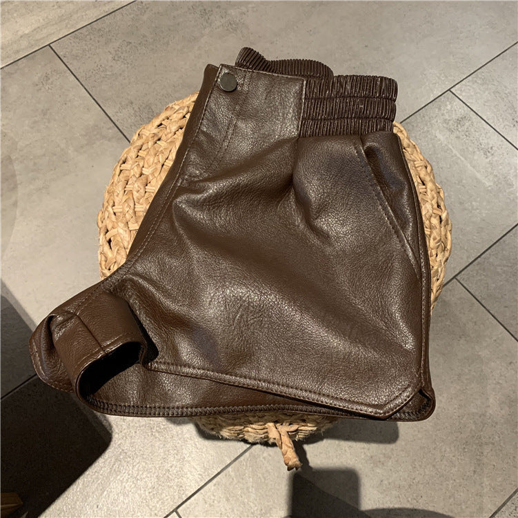 Leather Hot Girl Boots Pants - WOMONA.COM