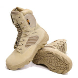 High-top military boots men - WOMONA.COM