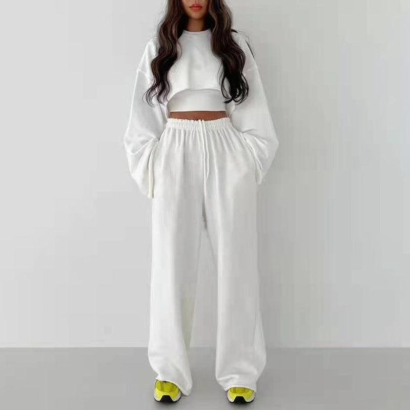 Straight Wide-leg Pants Women - WOMONA.COM