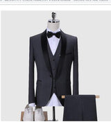 Mens Suits 3Pcs Formal Casual Slim High Quality Stylish Sets - WOMONA.COM