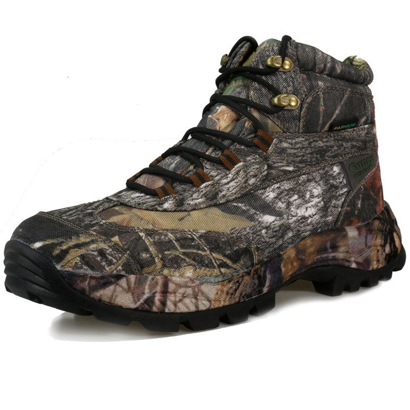 High-top camouflage shoes for men - WOMONA.COM