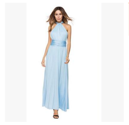 Women Bandage Convertible Boho Maxi Dress - WOMONA.COM