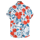 Floral Print Men Shirt - WOMONA.COM