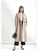 mid-length woolen woolen coat - WOMONA.COM