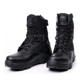 High-top military boots men - WOMONA.COM