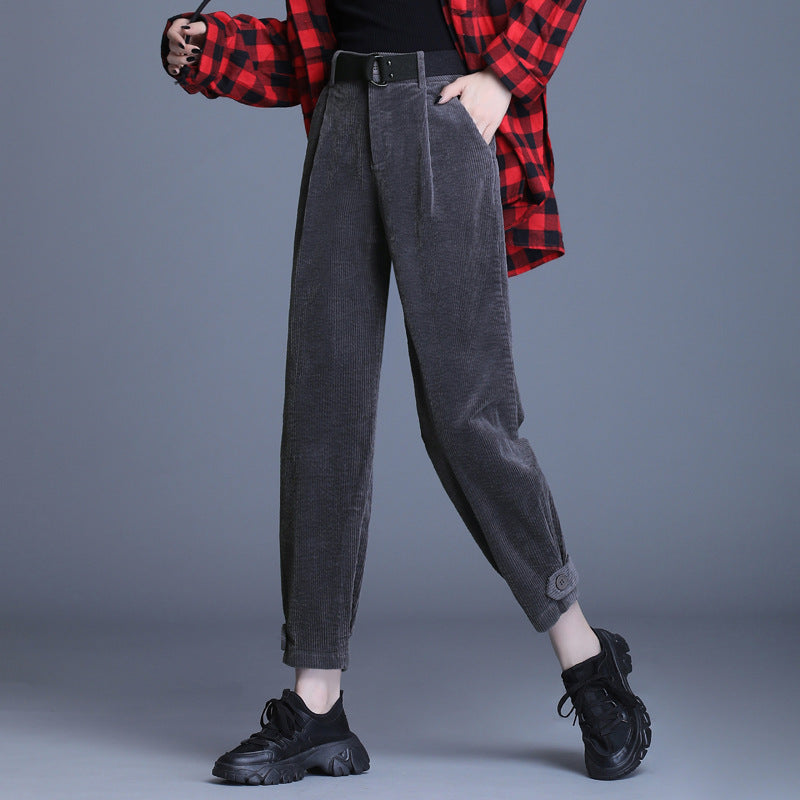 Papa Harlan Cropped Trousers - WOMONA.COM