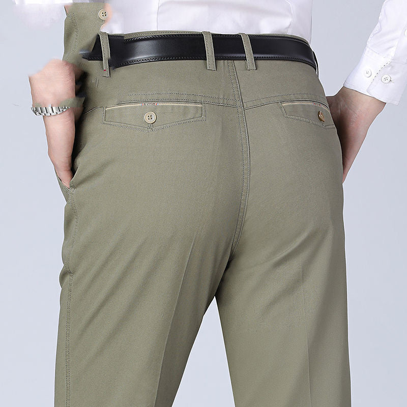 Crotch Middle-aged Men's Pants - WOMONA.COM